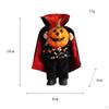 Pumpkin Decorative Doll Cloth Figurine Ornament for Halloween Office Outdoor Garden Props Decor