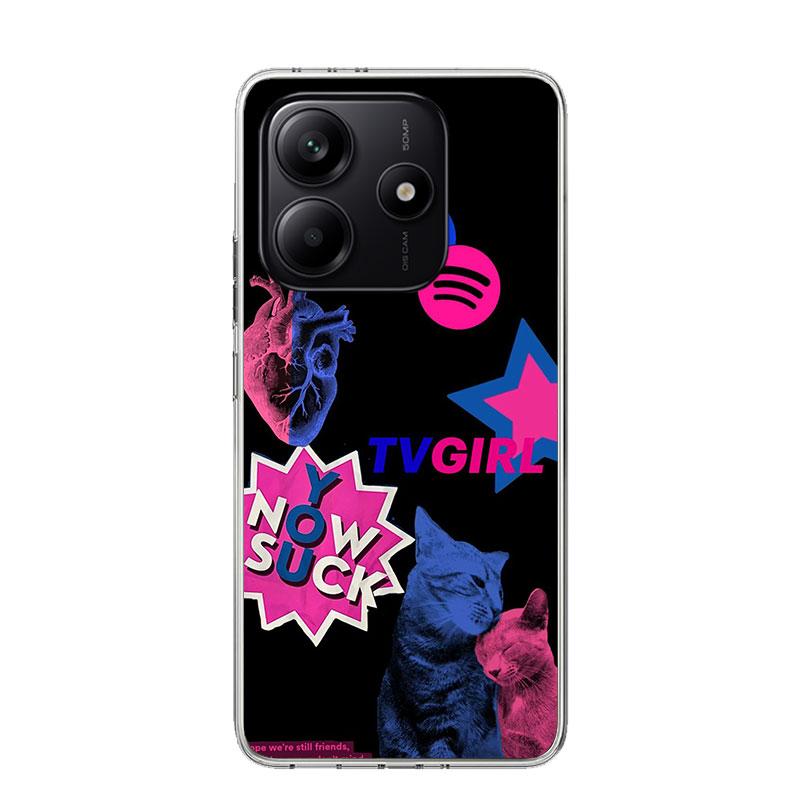 TV Girl Album Phone Case For Xiaomi Redmi Note 15 14 13 12S 12 Pro Plus 11S 11E 11 11T 10S 10 Art Soft Pattern Cover Redmi Note
