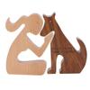 Dog Memorial Gifts for Pet Loss Passing Away Condolences Remembrance Sympathy Wooden OrnamentsA