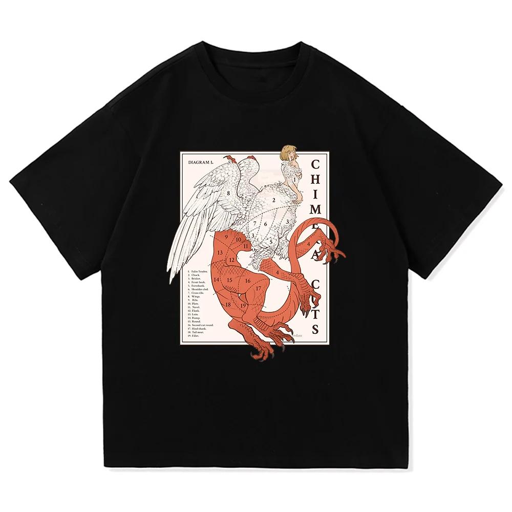 Вкусный жареный рис с яйцом из Dungeon Meshi Izutsumi Футболка Мужская женская Одежда Хэллоуин Харадзюку Высококачественные Топы Хлопковые Футболки