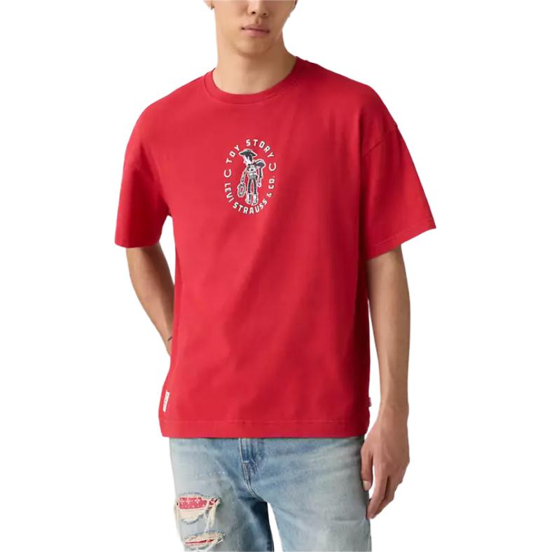 Levi's Женская джинсовая рубашка с коротким рукавом Светло-синяя 0034T-0002