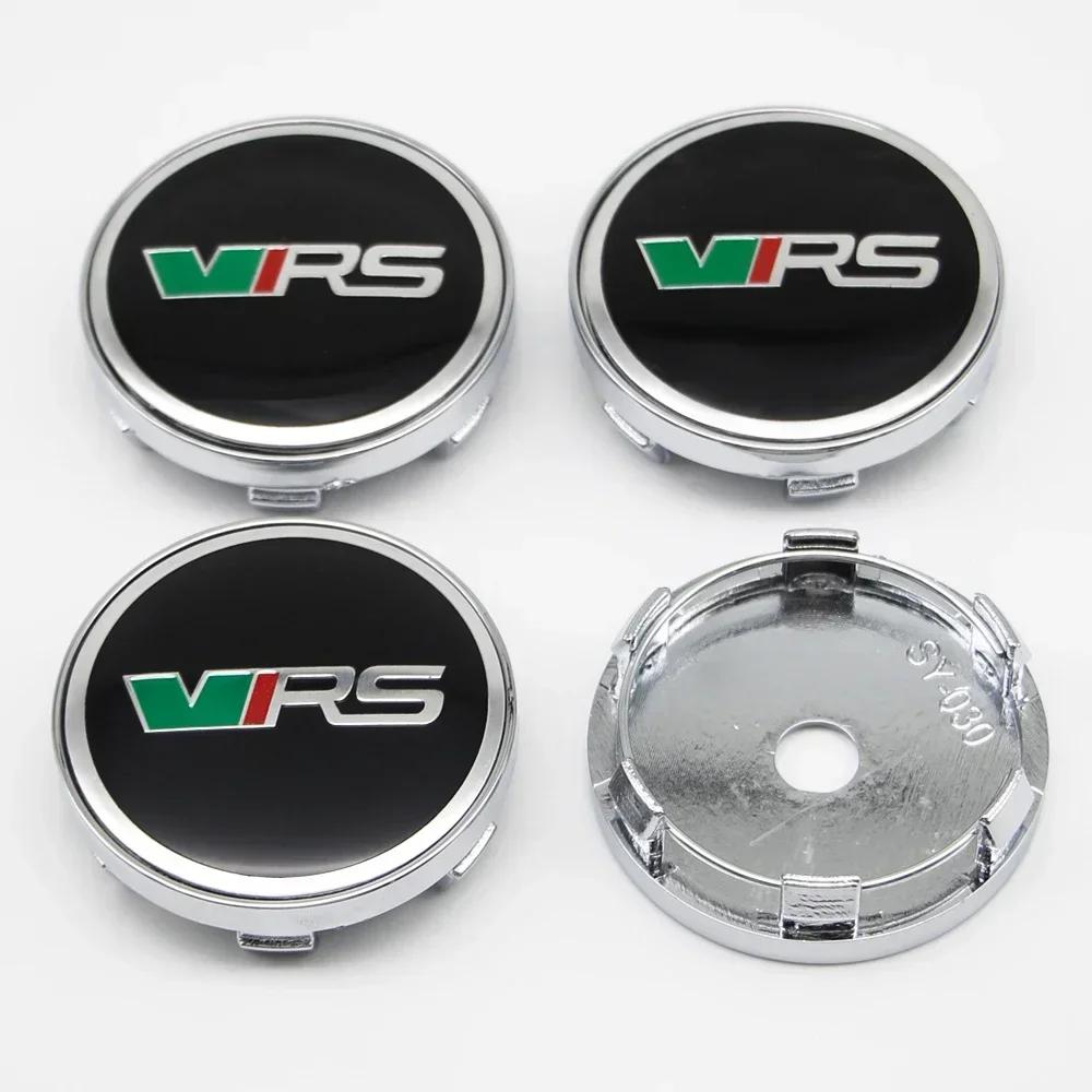 BATQ1 4PCS 56mm 60mm Car Wheel Center Hub Caps Rim Cover For Skoda Octavia MK2 MK1 2 3 A5 A7 A8 Fabia Karoq Superb Rapid Kamiq Scala