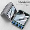 Чехол для Samsung Z Flip 6 со складным экраном, с большим окном, ультратонкой магнитной застежкой, элегантный дизайн.