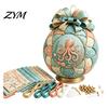 Creative Gift for Craft Lovers Ocean Treasures DIY Patchwork Ball Ornament Kit, Nautical Dolphin Fabric Making Marine Themed Handmade Decoration Set,