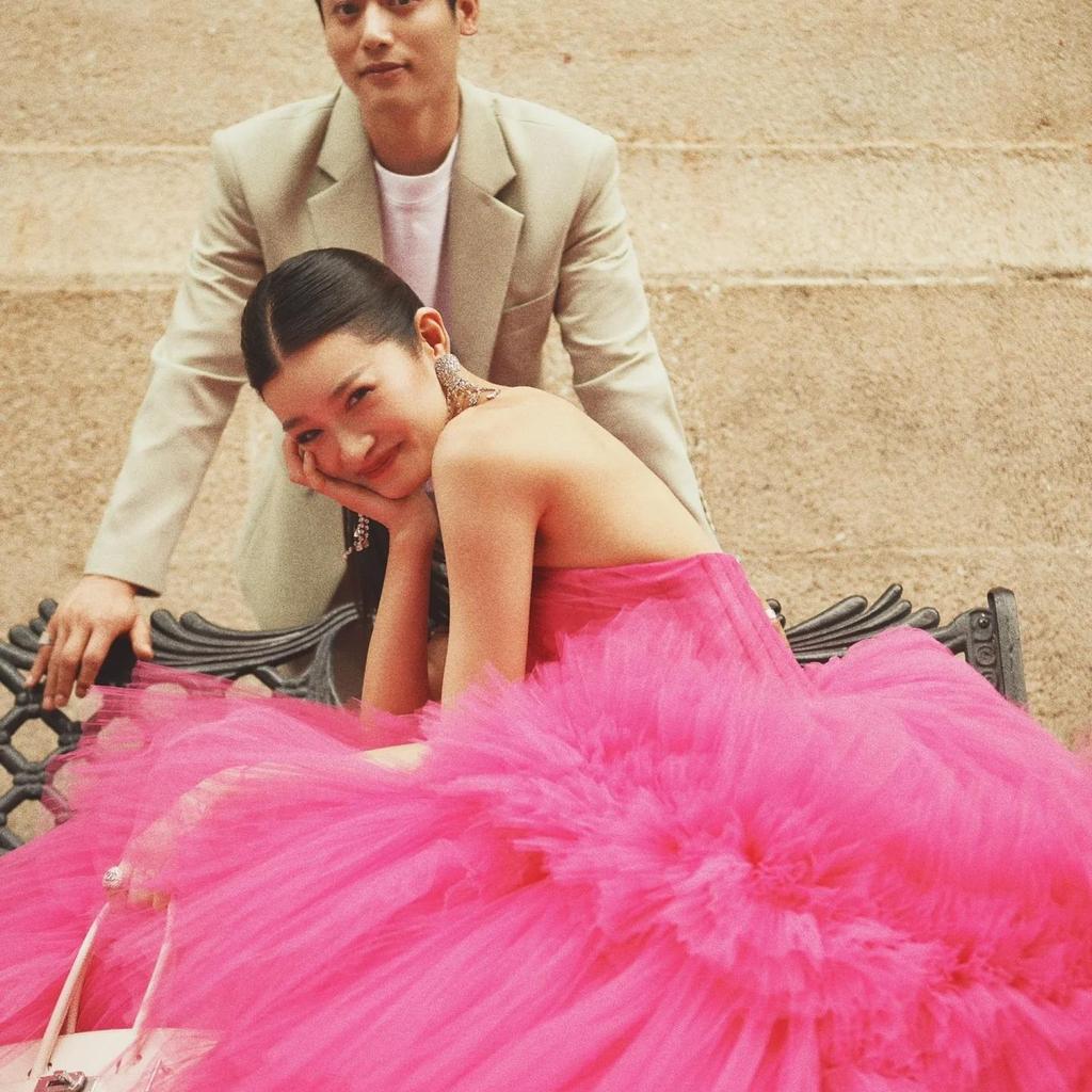 Свадебное платье новое тяжелая промышленность тревел-фотография невеста розовая пачка юбка торт