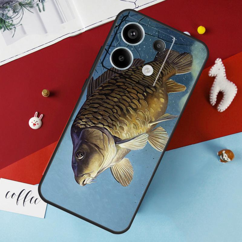 ЧЕХОЛ ДЛЯ ТЕЛЕФОНА КАРП РЫБАЛКА Для Xiaomi Redmi Note 14 Pro 13 12 11 10 15 Pro Plus Redmi 15 14C 10C 12C 13C 15C