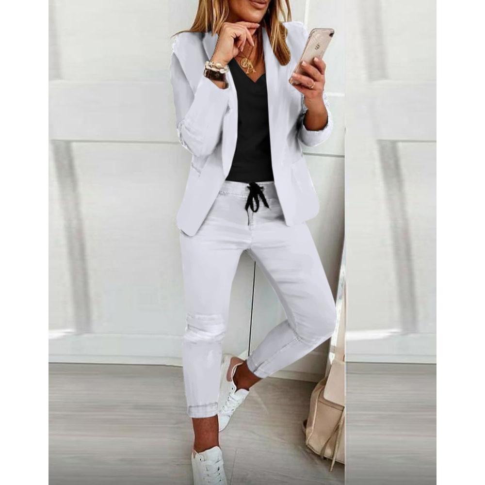Spring And Autumn New Leisure Fashion Suit For Women