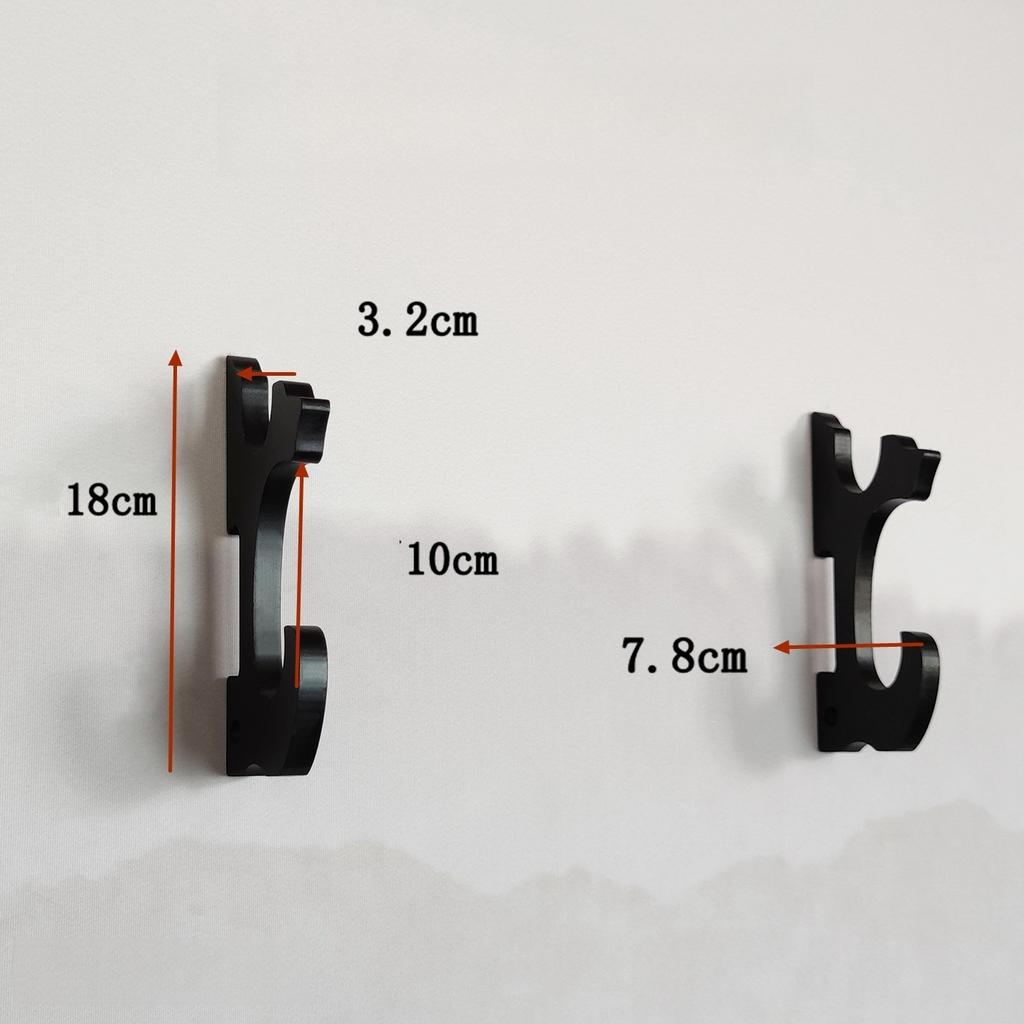3-ярусная настенная подставка для катаны, держатель, деревянная, настоящая японская катана, самурайская сабля, стойка для хранения мечей, органайзер для демонстрации ножей