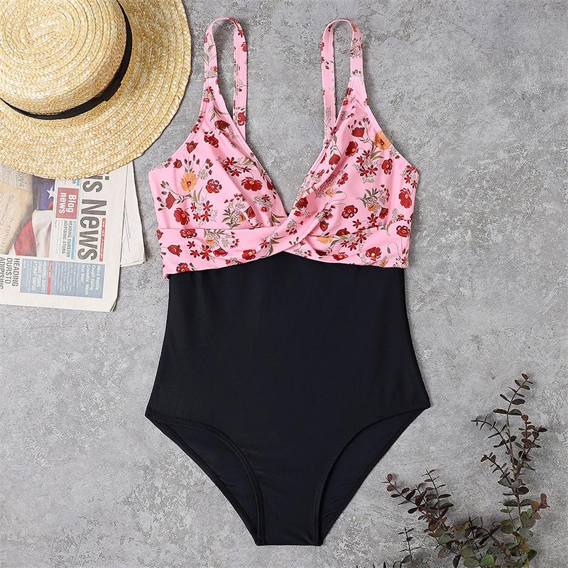 Women Tummy Control Bodysuit Swimwear Costume One Piece Monokini Swimsuit Beach