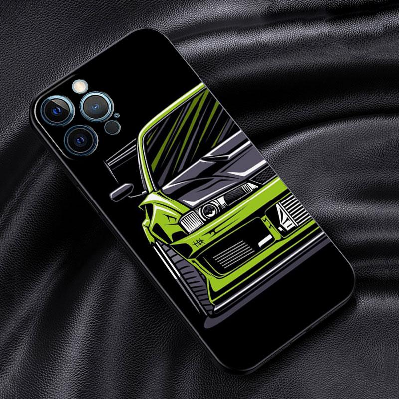 Чехол для Apple iPhone 11 13 12 14 Pro 7 Plus XR X XS Max 6 6S 13Pro SE 2022, силиконовый чехол для телефона, японский JDM, спортивные автомобили, комиксы