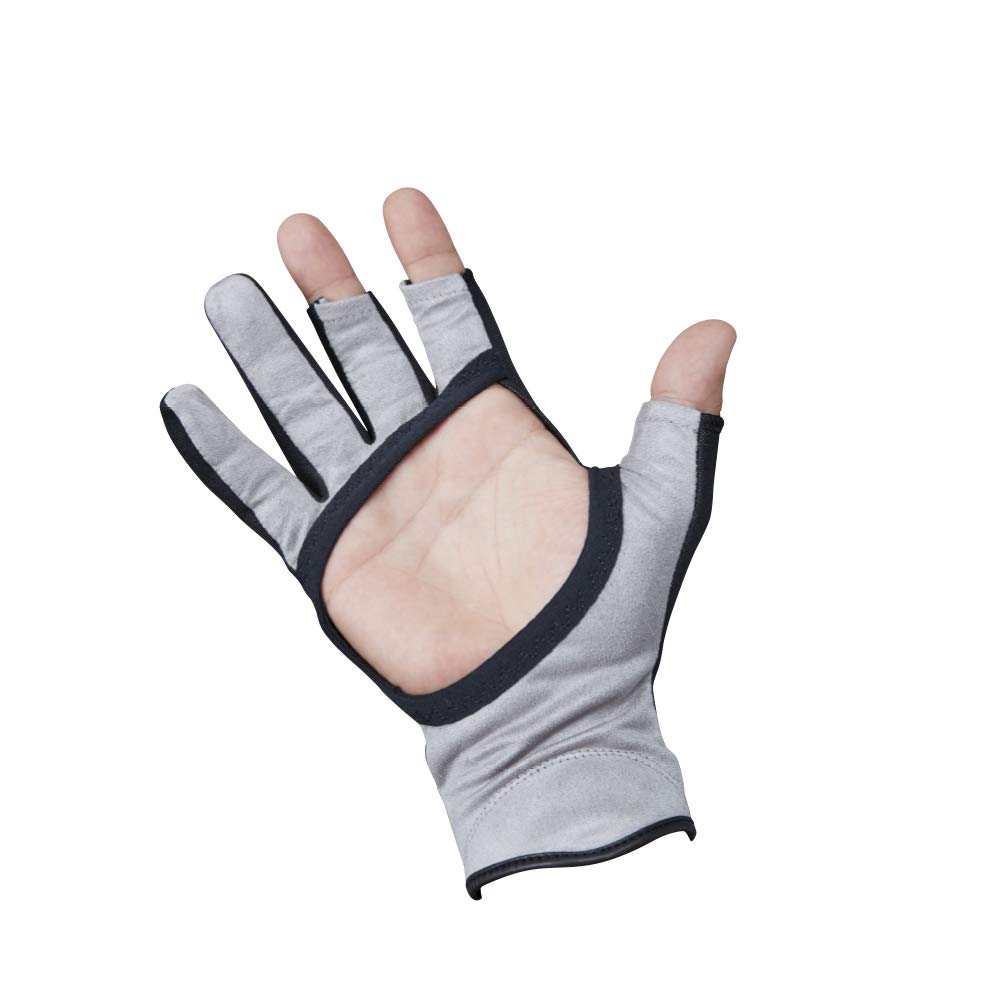 Free Knot Kodenshi Skidless Four-On Gloves, Medium, Black, Y4187-M-90