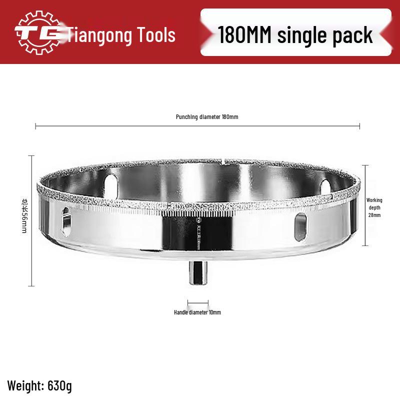 Tiangong Glass & Tile Hole Saw for Drilling and Enlarging Marble and Tile Holes