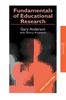 Книга Fundamentals of Educational Research