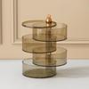 Rotatable Candy Box, Nut Snack Storage Box for Home Living Room, Table Top Jewelry Rotating Storage Box, 2/3/4 Layers Sundries Storage Box