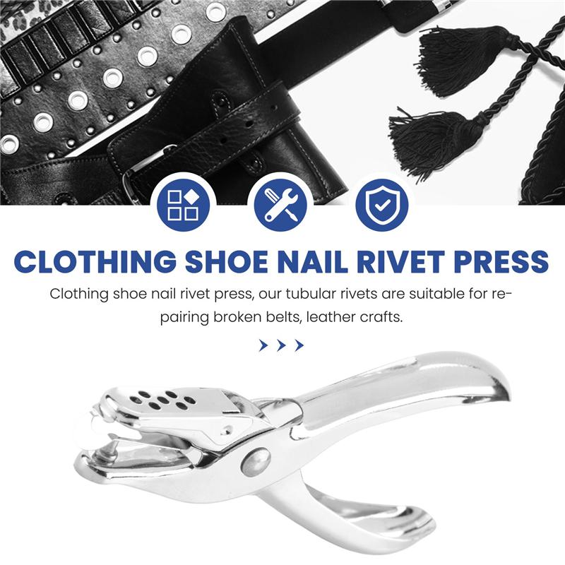 B-Est Rivets For Leather, 300 Sets Double Cap Rivets 3 Sizes 3 Colors And 4 Fixing Tools DIY Leather Craft Clothes Boots Bags