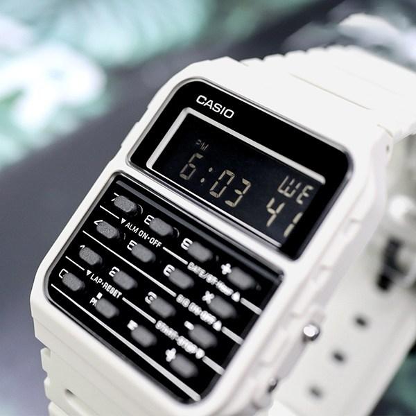 Casio CA-53WF-8B Мужские электронные часы с банком данных и калькулятором