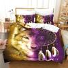 Wolf Cute Animal Bedding Set 3D Printing Kids Adult Luxury Gift Polyester Duvet Cover Home Textiles Single Full King Twin Size
