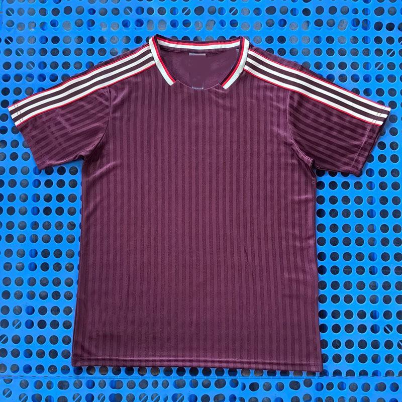Mens Retro Football Jersey Short Sleeve T-Shirt Bamboo Fiber Breathable Sportswear Soccer Basketball Volleyball