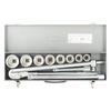 Socket Wrench Set 200M Drive Silver Contents 12 Items 19.0mm (3/4")