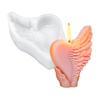 Hand Holding Wing Heart Silicone Mold Multipurpose Silicones Mould For Epoxy Resin Candle Soap Making Holiday Decoration