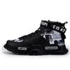 Men's Sports Shoes Brand Men Shoes High-tops Casual Sneakers Trendy Boys Red Basketball Sports Tennis Shoes Outdoor Platform Breathable Sneakers