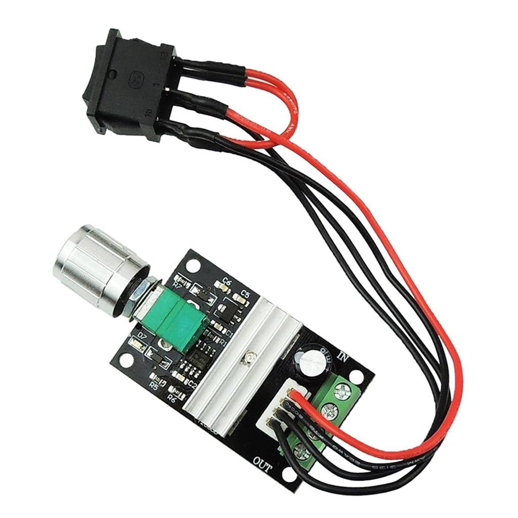 6V 12V 24V 28V 3A 80W DC Motor Speed Controller PWM Adjustable Reversible Switch & Driver for Versatile Application