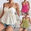 Summer New Fashion Sexy,Casual Chiffon Lace Camisole Top
