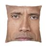 The Rock Face Dwayne Cushion Covers Sofa Decoration Famous Actor Johnson Square Throw Pillow Cover 45x45