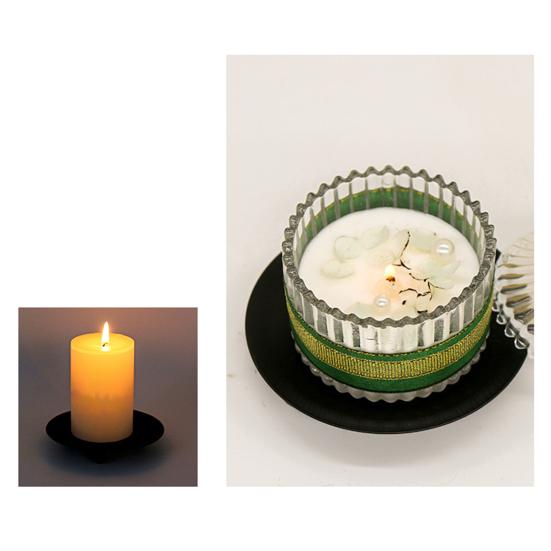 Candlestick Creative Romantic Wedding Party Metal Durable Candelabra for Festival