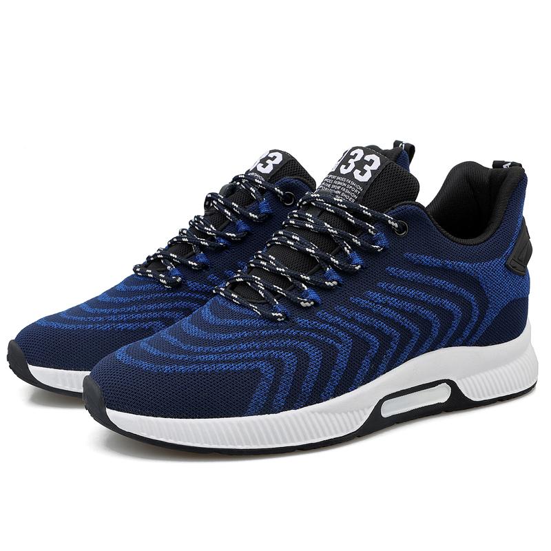 Golden Sapling 2025 Spring Invisible Heighten Men's Shoes Breathable and Comfy Air Mesh Leisure Sneakers Man Footwear