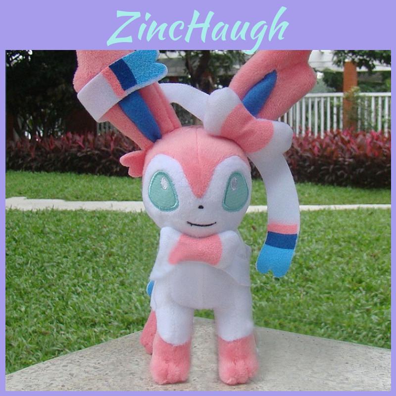 Sylveon 9" Pokemon Go Fairy Eevee Plush Toy Soft Cuddly Stuffed Animal Gift For All Ages
