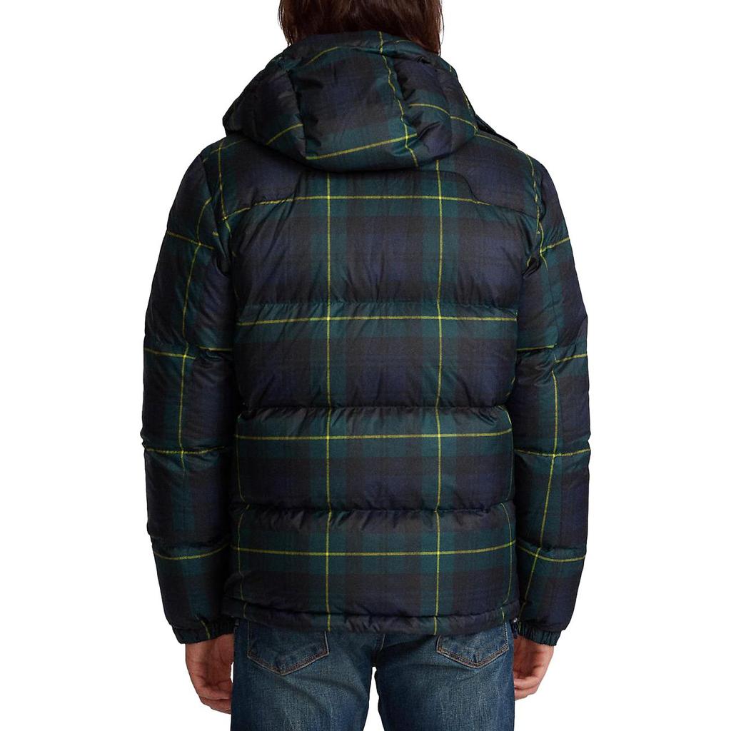 Polo Ralph Lauren Мужская пуховая куртка SS23 Синяя в клетку 710845945-002