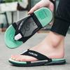 2024 Summer Flip Flops Men Beach Sandals Anti-slip Breathable Casual Men Beach Slippers Outdoor Big Size 45