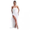 Платье Bodycon с открытыми плечами, асимметричным подолом и разрезом сбоку, 2026, для вечеринки, стритстайл