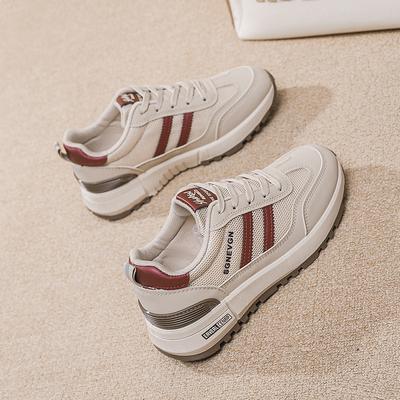 Новая женская повседневная обувь, одинарная обувь, кроссовки для папы, женская 2025 лето, студенческая спортивная обувь для бега, повседневная обувь, платформа, увеличение роста