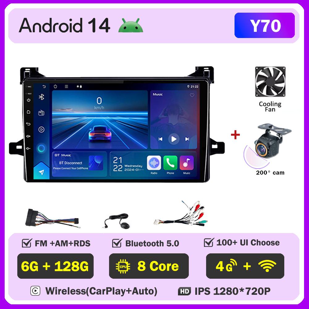 Для Toyota Prius XW50 2015 - 2020 автомобильный радиоплеер Car Carplay экран Autoradio Mirror Link Car Intelligent Systems сенсорный экран