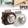 5pcs Camper Car Push Lock Diameter 20mm RV Caravan Boat Motor Home Cabinet Drawer Latch Button Locks Furniture Door Lock Hardwar