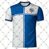 Домашняя и гостевая форма CE Sabadell на сезон 2026-27, Футболки с цифровыми принтами, Спортивные дышащие футболки с коротким рукавом, Унисекс