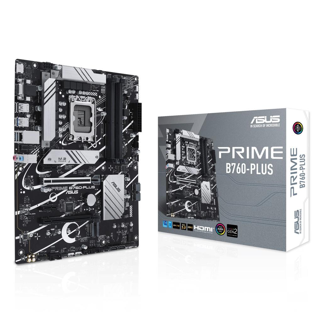 Asus PRIME Intel Generation CPU Compatible LGA1700 B760 Equipped DDR5 ATX Authorized Distributor Product B760-PLUS 14th/13th/12th Motherboard/domestic