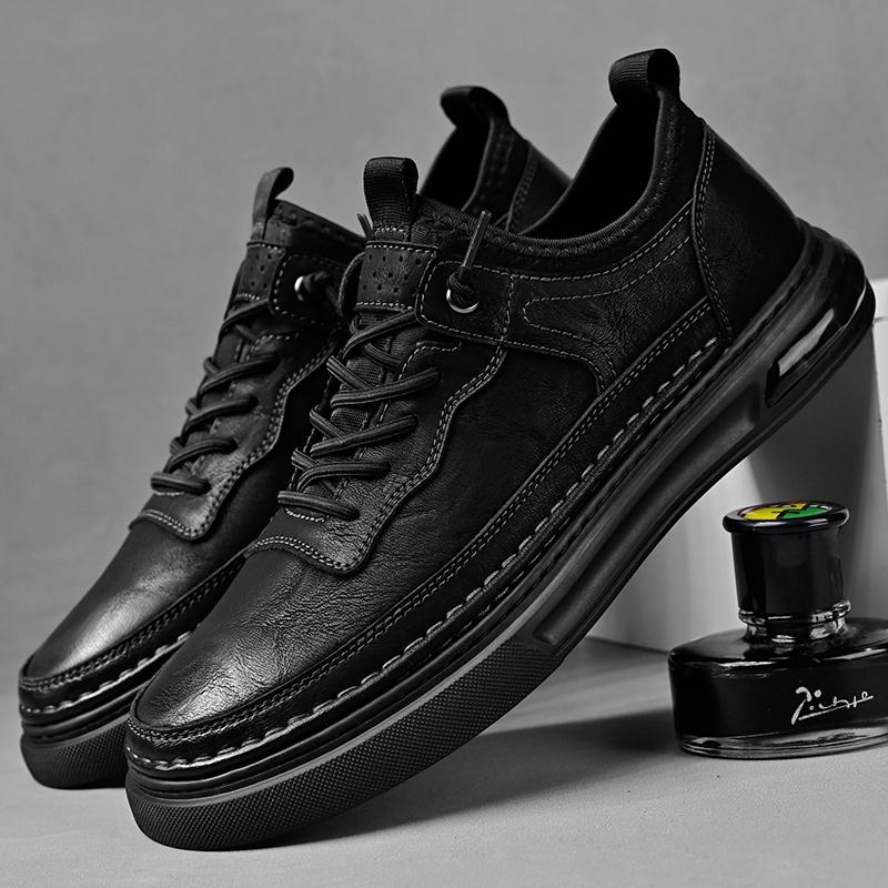 Модные новые повседневные туфли из кожи ручной работы для мужчин, дизайнерская обувь для активного отдыха, кроссовки для ходьбы, высококачественная спортивная обувь Zapatos Hombre