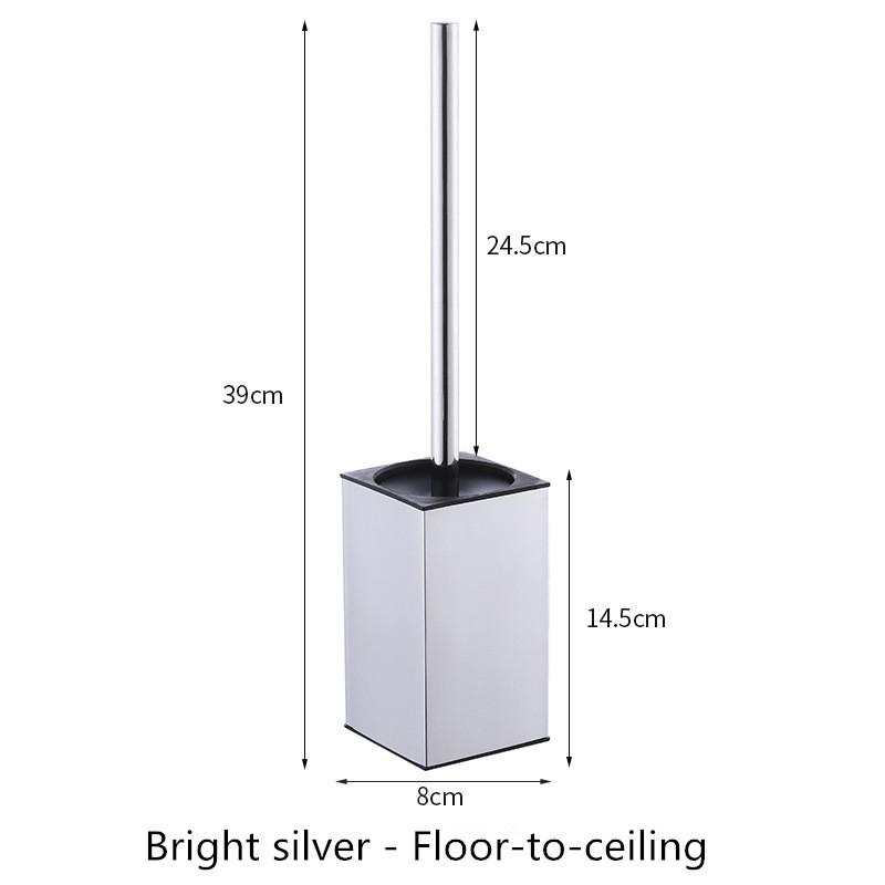 Черный держатель для ершика для унитаза из нержавеющей стали с настенным креплением для ершика для унитаза Доступно в различных цветах