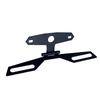 Crown Doris Z900RS Estair 250 Universal License Plate Angle Adjustment for Motorcycles Fenderless Patter Back Peta Moped Black 3 Piece