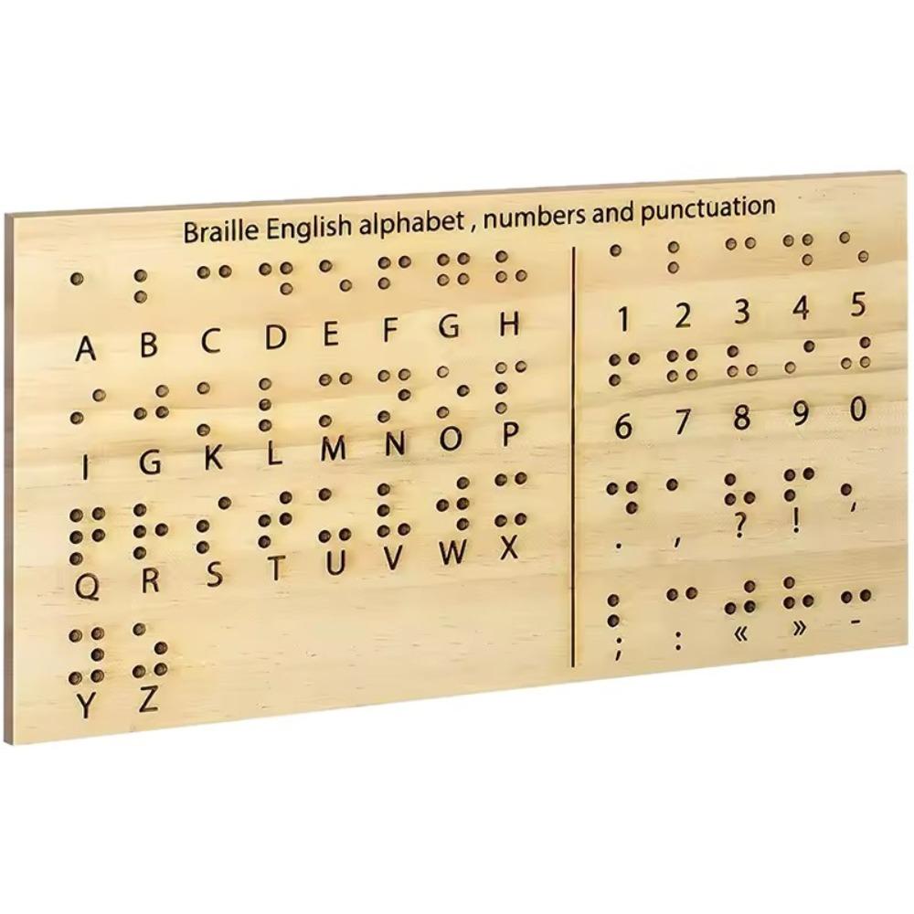 Lightweight Braille Board Compact Size Teaching Aid Portable Educational Tool Touch Based