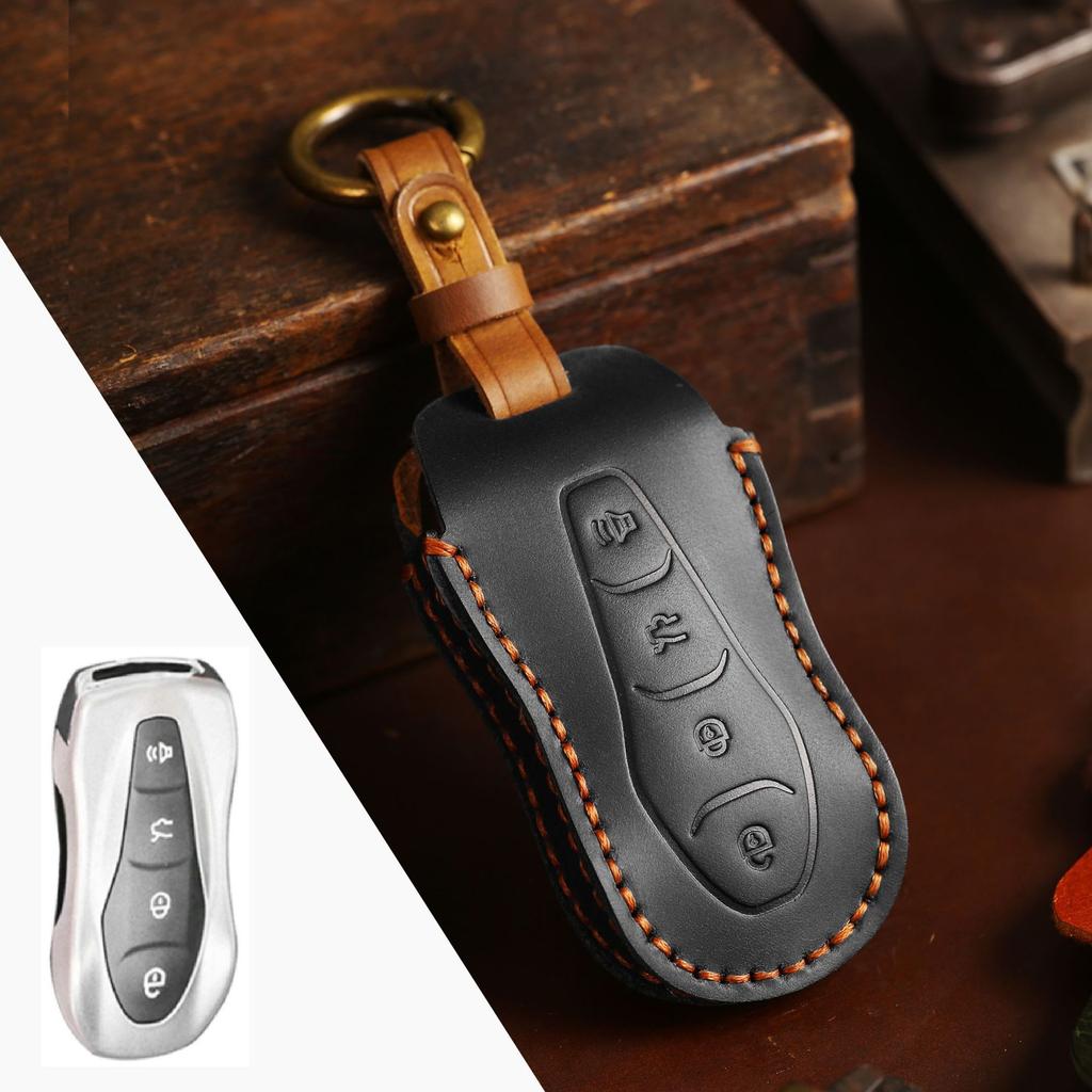 Applicable to Geely key bag, Boyue Emgrand Borui Xingyue Colorful Emgrand Borui Crazy Horse Leather Key Set