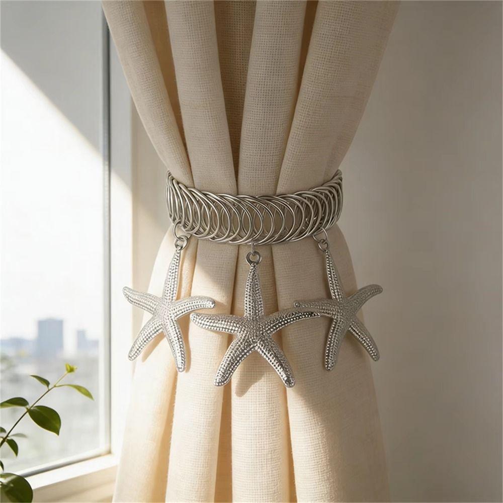 2Pcs Creative Curtain Buckle Vintage Curtain Holdbacks Bohemian Curtain Tie Backs Home Decor