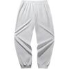 Anta Casual Simple Solid Color Letter Elastic Loose Cuff Knitted Sports Pants Men Bottoms Gray 952448308-1