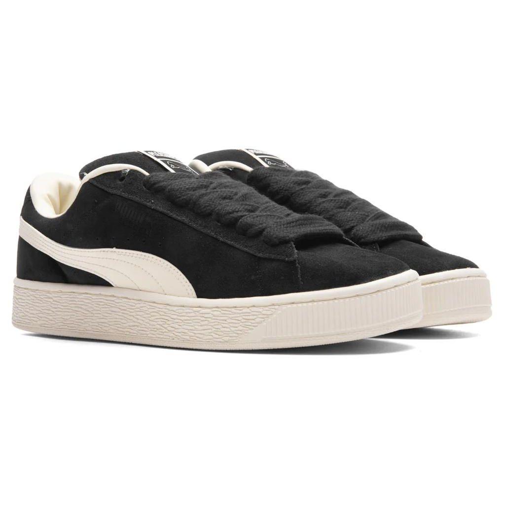 Кроссовки унисекс Pleasures x Puma Suede XL Черный Морозный Айвори 396057-01