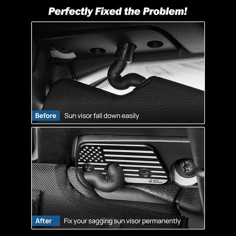 Car Sun Visor Clip Interior Sunshade Retainer Hook Clip Bracket For Jeep Wrangler Jl Gladiator Jt 2018 Up