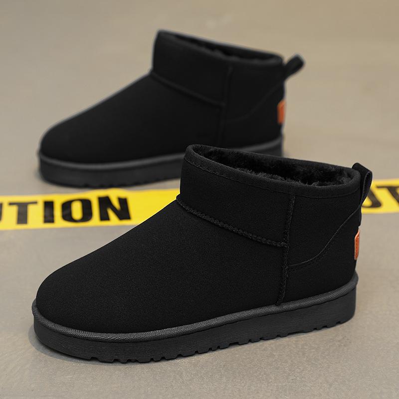 Мужские ботинки зимние высококачественные нескользящие ботинки флисовые для сохранения тепла ботинки 2024 новые мужские зимние ботинки уличные водонепроницаемые зимние ботинки