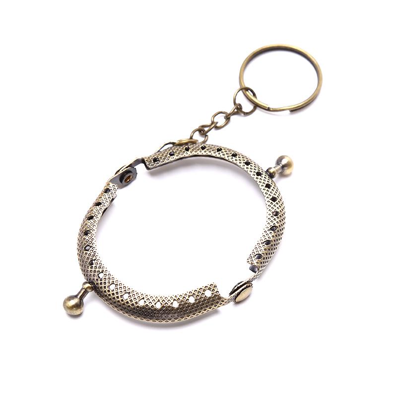 1 шт. 5 см кошелек для монет металлическая рамка с брелоком для ключей сделай сам арочная рамка замок-застежка поцелуй